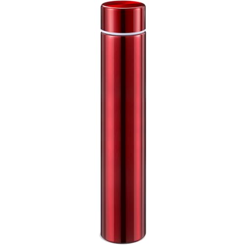 1 Pack Red Slim Stainless Steel Water Bottle 8.8 oz