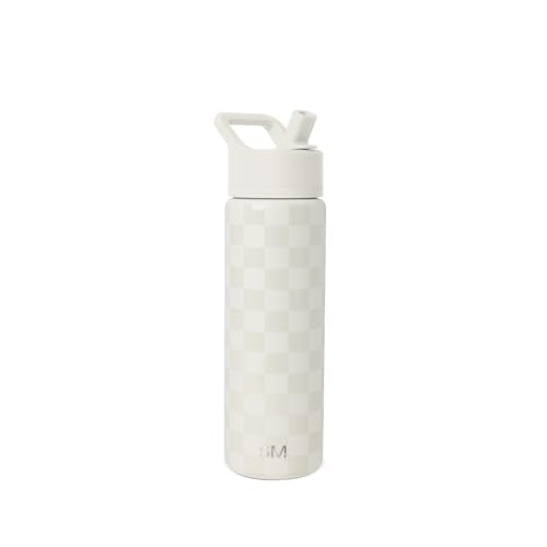 Insulated Water Bottle with Straw
