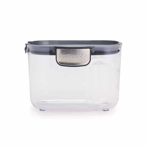 International ProKeeper+ Clear Plastic Airtight Food Baker's Kitchen Storage Organization Container Canister Set with Magnetic Accessories (2 Count)