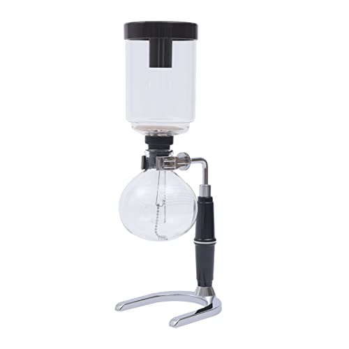 Siphon Syphon Coffee Maker Tabletop Glass Siphon Pot Syphon Coffee Maker Siphon Vacuum Coffee Maker Black