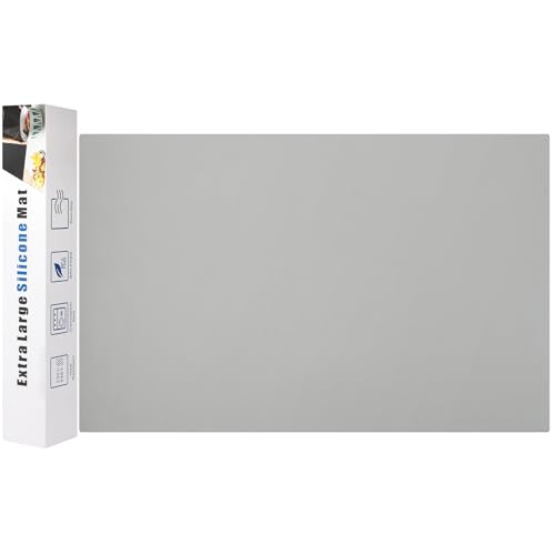 Silicone Mats for Kitchen Counter Thicker Extra Large Heat Resistant Mats Countertop Protector Liners for Bottom of Oven Air Fryer Coffee Maker