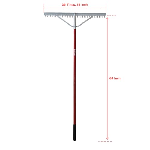 Aluminum Landscape Rake 36 Inch