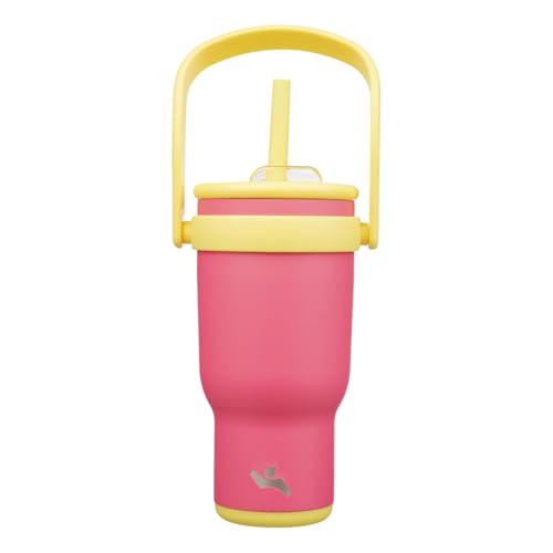 30 oz Tumbler with Handle and Straw