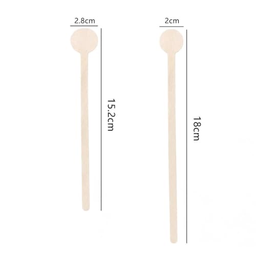 100 500 PCS Personalized Wooden Drink Stirrers