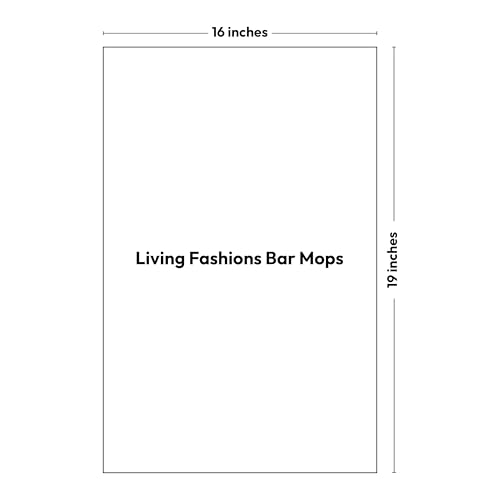 Bar Towels 16" x 19" Bar Mop Cleaning Dish Rags (6 Count)