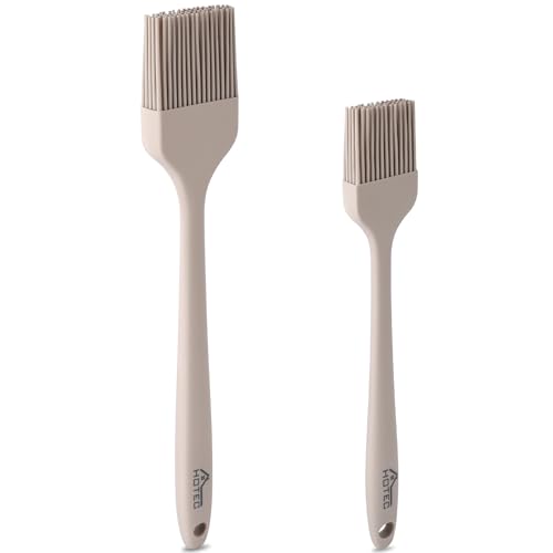 Basting Brushes Silicone Heat Resistant Pastry Brushes Spread Oil Butter Sauce Marinades for BBQ Grill Barbecue Baking Kitchen Cooking BPA Free Dishwasher Safe (2 Count)
