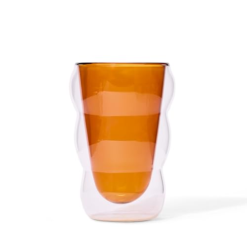 Amber Glass Cloud Cup 12 oz Double