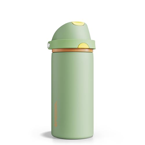 Insulated Water Bottle with Straw