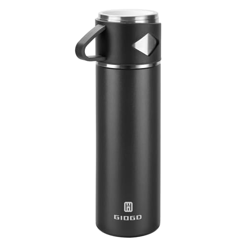 Stainless Steel Thermo 23.7oz Vacuum Insulated Bottle with Cup for Coffee Hot drink and Cold drink water flask