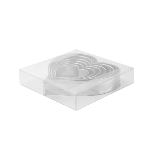 Heart Cookie Cutters Set (6 Count)