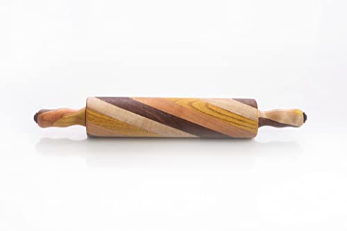 Amish Handmade Multi Wood Rolling Pin