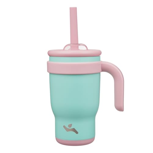 14 oz Tumbler with Handle and Straw