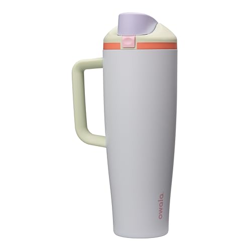 FreeSip Tumbler Stainless Steel Water Bottle 40 oz Beach House