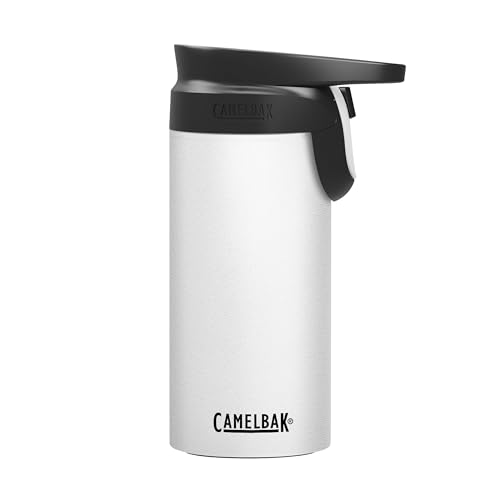 Forge Flow Insulated Stainless Steel Travel Mug White