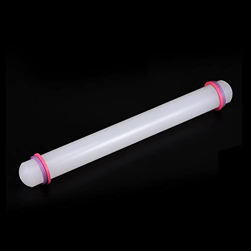 Fondant Rolling Pin 13 Inch x 1.38 Inch Adjustable Guide Rings Non