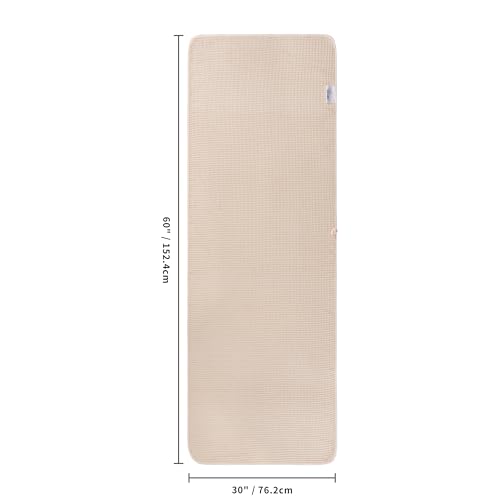 430 GSM Poly Blend Microfiber Quick Dry Waffle Bath Towel (4 Count)