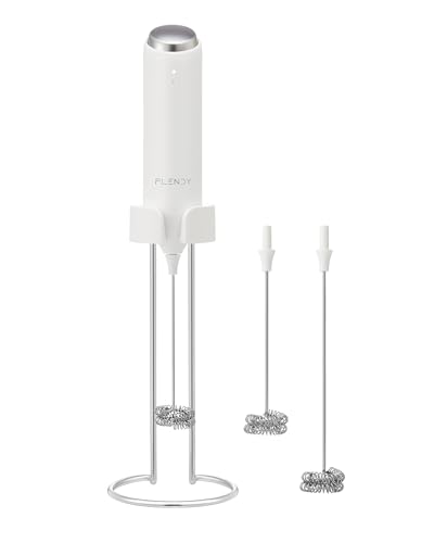 Rechargeable Milk Frother Handheld with Charging Stand