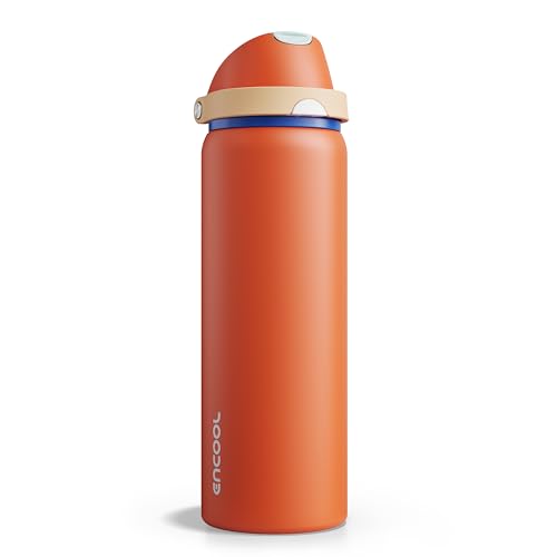 Insulated Water Bottle with Straw