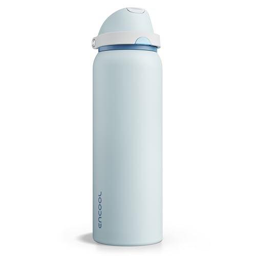Insulated Water Bottle with Straw