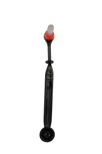 Coffee Machine Brush Cleaner Nylon Espresso Machine Brush Coffee Cleaning Tool with Spoon