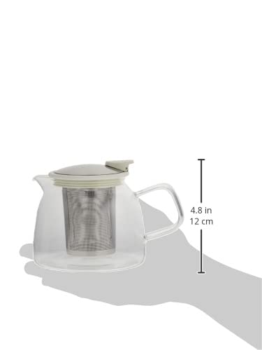 Bell Glass Teapot with Basket Infuser