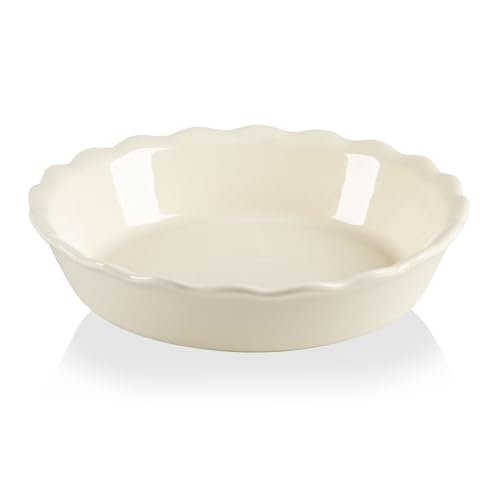 Sweejar Ceramic Pie Pan for Baking