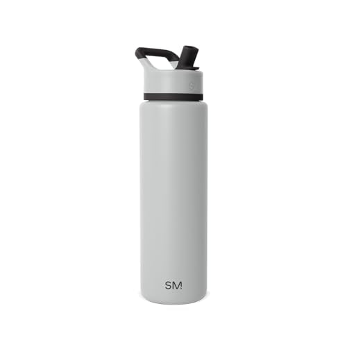 Insulated Water Bottle with Straw