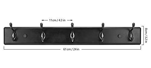 Heavy Duty Wooden Coat Rack