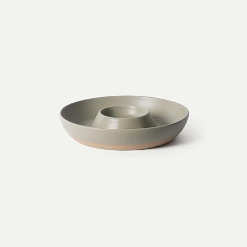 Mora Ceramic Chips and Dip Serving Tray
