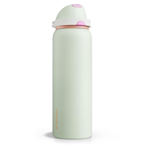 Insulated Water Bottle with Straw