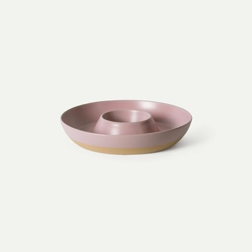 Mora Ceramic Chips and Dip Serving Tray