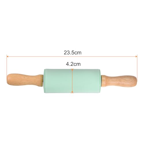 Silicone Rolling Pins for Baking 9.25 Inch Non