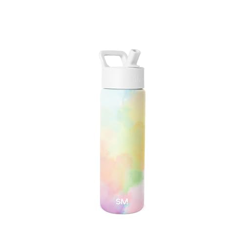 Insulated Water Bottle with Straw