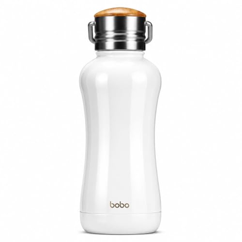 Mini Insulated Water Bottle With Bamboo Lid