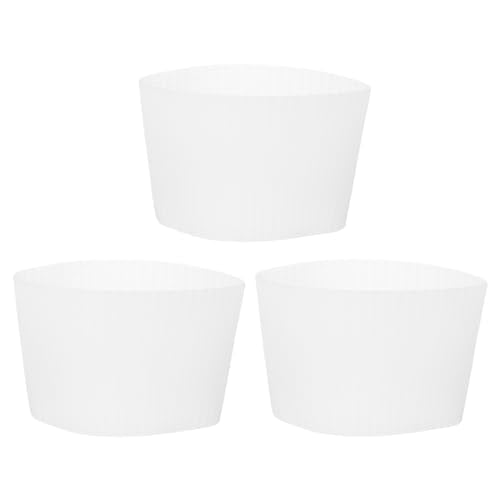 3Pcs Coffee Cup Sleeve Silicone Non (4 Count)
