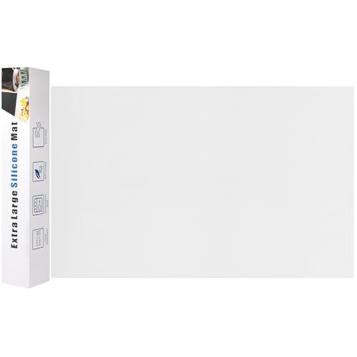 Silicone Mats for Kitchen Counter Thicker Extra Large Heat Resistant Mats Countertop Protector Liners for Bottom of Oven Air Fryer Coffee Maker
