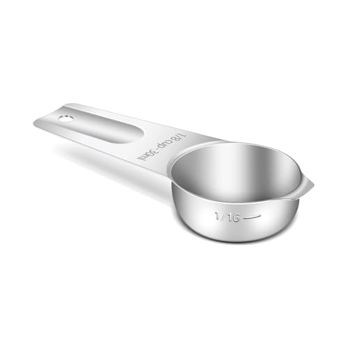 1PCS 1/8CUP (30ML, 1OZ) Measuring Cup, 18/8(304) Stainless Steel