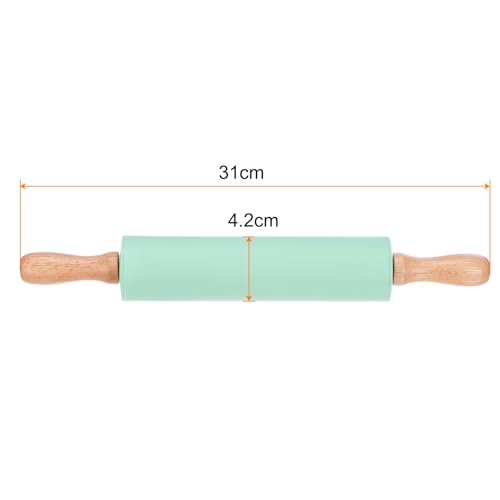 Silicone Rolling Pins for Baking 12.2 Inch Non