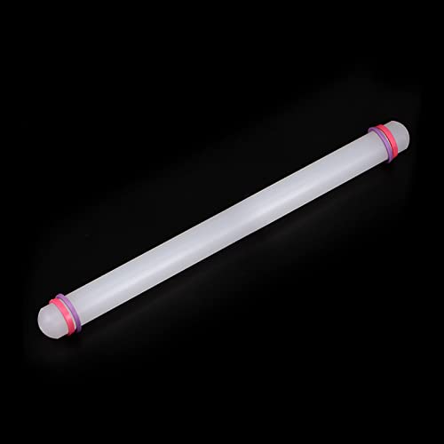 Fondant Rolling Pin 20 Inch x 0.98 Inch Adjustable Guide Rings Non