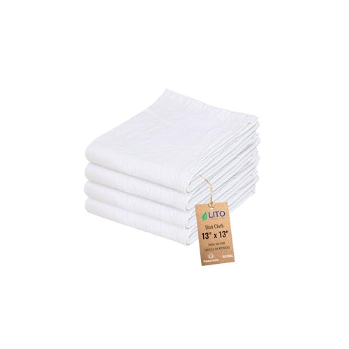 Dish Cloths Cotton (4 Count)