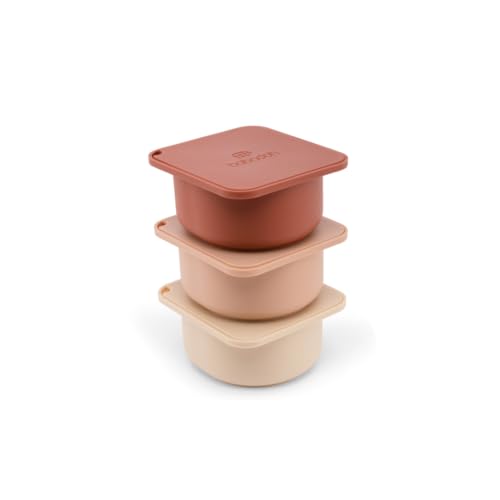 Pizza Dough Proofing Silicone Containers with Lids (3 Count)