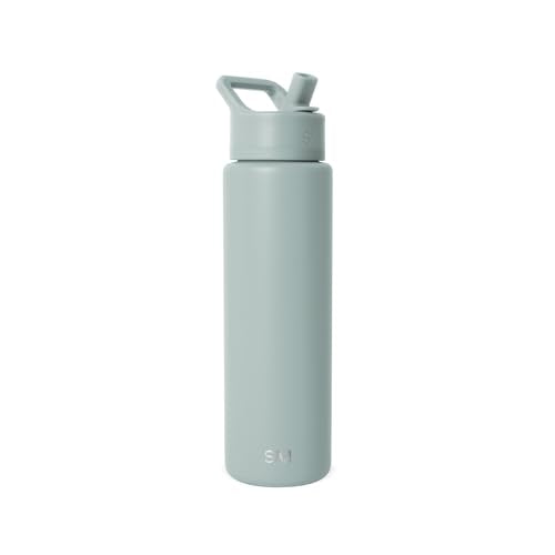 Insulated Water Bottle with Straw