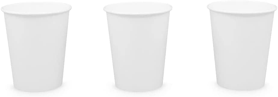 Paper Cups 8 oz 200 Pack for Coffee & Tea 8 oz Made in USA (200 Count)