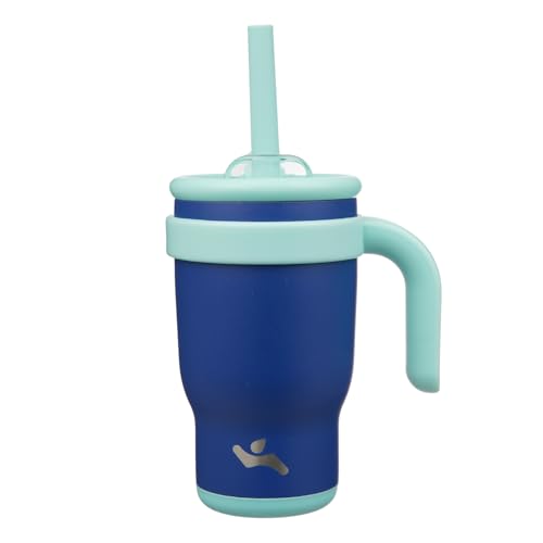 14 oz Tumbler with Handle and Straw
