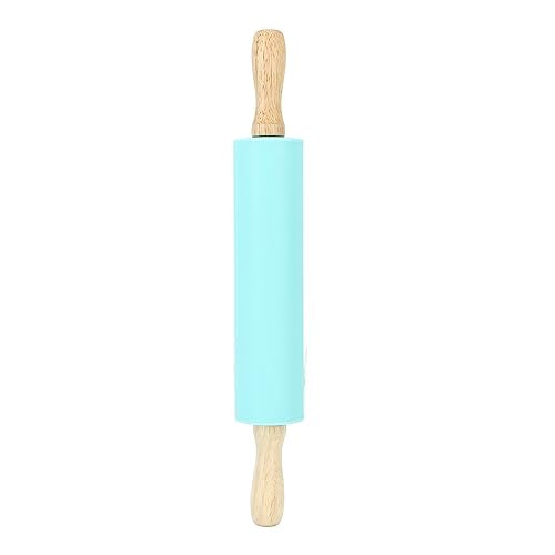13.2in Rolling Pin Pastry Baking Mat 11.8x1.8in Large Silicone Rolling Pin Kneading Pad Baking Tool for Kitchen Restaurant School Use