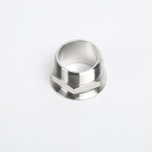 SS304 KF50 NPT Male Adaptor thread 2" NW50 KF Male coupling ISO