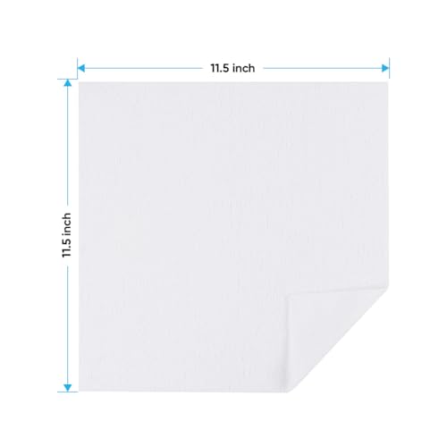 White Microfiber Cleaning Cloth 100 PK (100 Count)