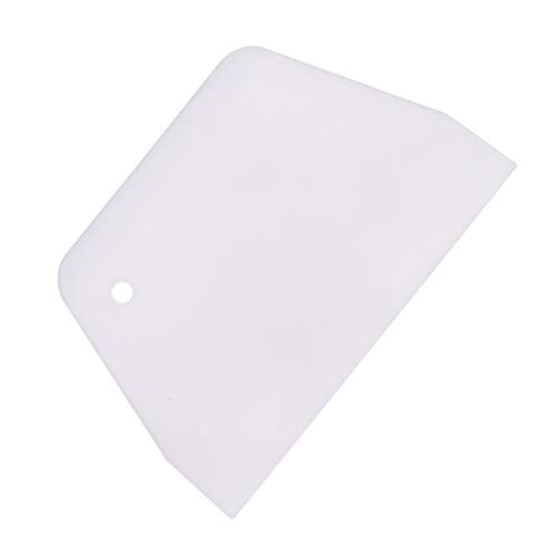 2pcs Cake Scraper Icing Smoother Flexible Plastic Cake Scraper Smoother for Bakery Pastry Cake Decoration Kitchen DIY Baking Tool