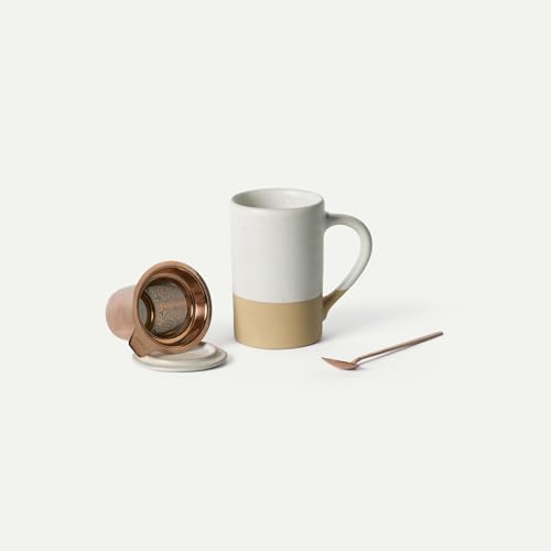 Ceramics Tea Cup with Loose Leaf Infuser