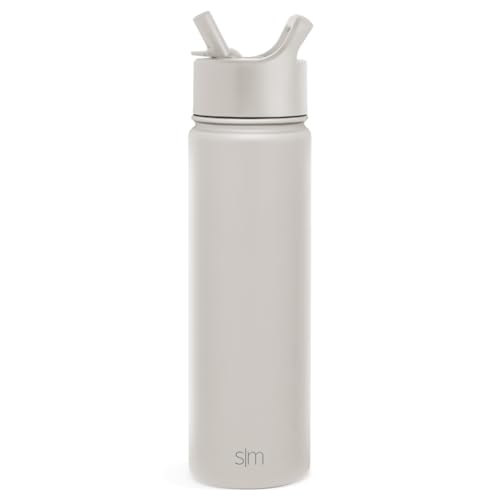 Insulated Water Bottle with Straw